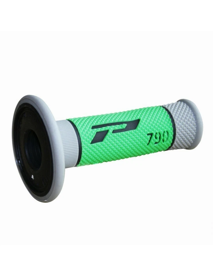 Empuñaduras de motocicleta ProGrip gris/verde triple densidad traje Kawasaki KDX200 KDX220R Foto 2 de 4
