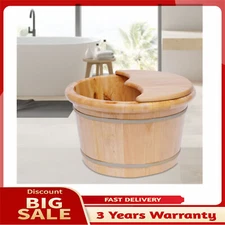 Bath Basin Health Foot Massage Tub Barrel Soaking Feet Spa Bucket Wooden Foot