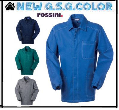 ROSSINI Herren Arbeitsjacke Mit Knöpfen SerioPlus 100% Baumwolle A20109