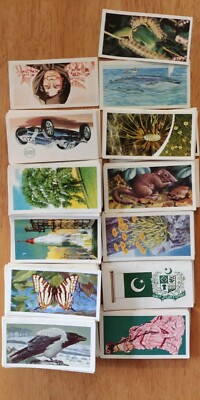 194 x Vintage Brooke Bond Tea Cards various amounts from 13 collections.