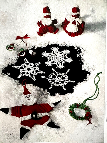 1950's Crochet For Christmas & Gay and Gifty STAR Pattern Books Snowflakes Gifts - Picture 5 of 15