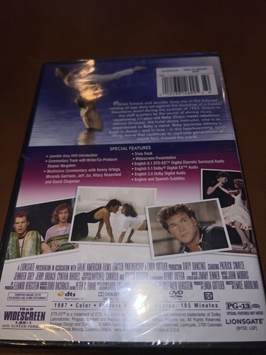 Dirty Dancing Patrick Swayze, Jennifer Grey NEW Sealed - Picture 2 of 2