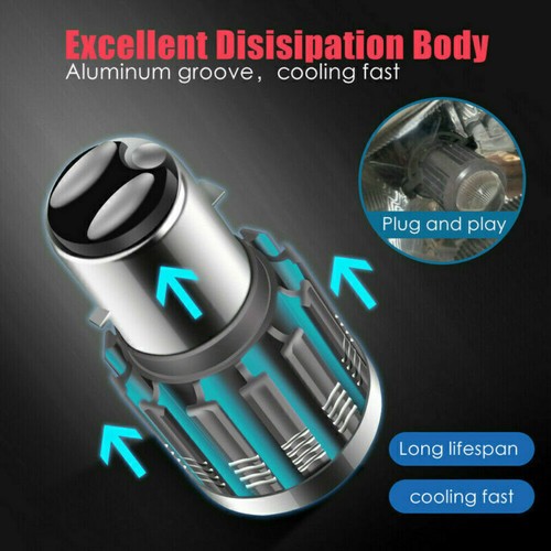 1x BA20D LED Halogen 15W CSPMotor Motorrad Scheinwerfer Birnen Nebelscheinwer - Bild 9 von 10