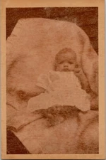 Vtg Color Photo 1942 WW2 Child Girl Kid Baby Infant Family Picture Home front