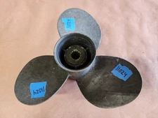 ALUMINUM 12 1/2" X 8P MERCURY BLACK MAX PROP,  48-42738 A10 8P, 13 SPLINE P11024