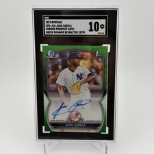 Juan Carela #CPA-JCA 2024 Bowman Auto 18/99      SGC 10 Yankees 