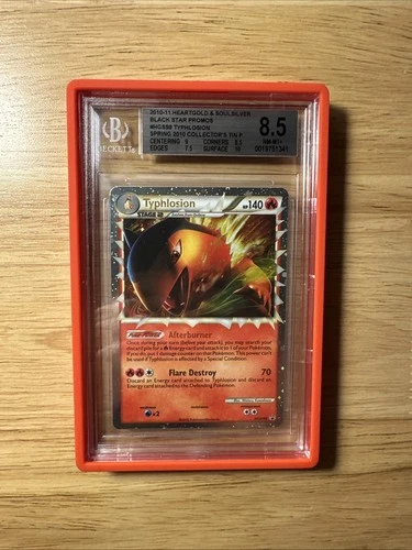Pokemon Black Star Promo TYPHLOSION HGSS09 Holo 2010 EX BGS 8.5