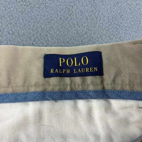 Pantalones Cortos Polo Ralph Lauren Para Hombres 32 Hudson Tostado Calce Clásico Chino Preppy Nuevos con Etiquetas - Imagen 2 de 7