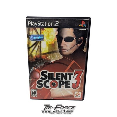 Silent Scope 3 Playstation 2 PS2 No Manual , Tested ! Free Shipping