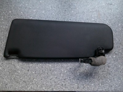 VW SCIROCCO 2009-2013 DRIVERS SIDE RIGHT SUN VISOR BLACK