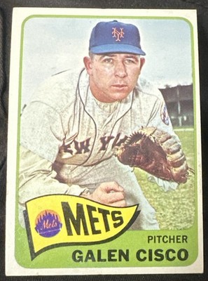 1965 Topps Galen Cisco New York Mets #364 VG+