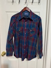 Pendleton Sir Pendleton High Grade Western Wear Pearl Snap Shirt Men  s L Plaid