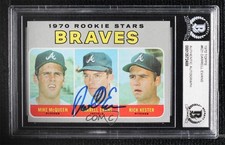 BAS 1970 Topps Rookie Stars Mike McQueen Darrell Evans #621 BGS Authentic ow6