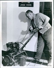 1965 Ray Hamilton Lawn Mower Equipment John Walther grapher 8X10 Press Photo