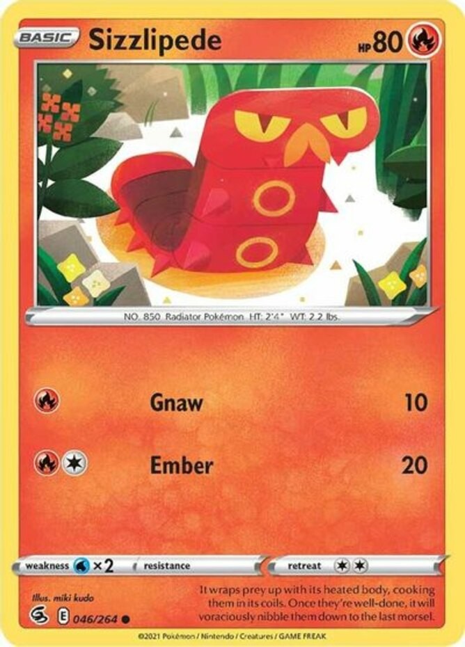 Sizzlipede - 046/264 - Common - Lightly Played