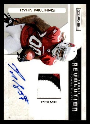2011 ROOKIES & STARS RYAN WILLIAMS RC PATCH AUTOGRAPH PRIME RPA 4/10 CARDINALS
