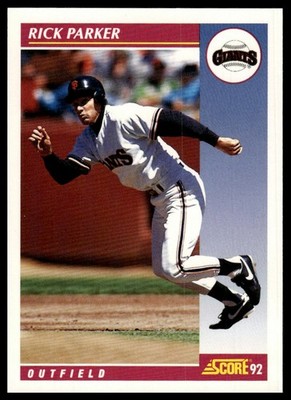 1992 Score #601 Rick Parker Giants