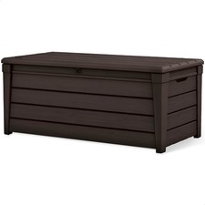 Keter Brightwood 120gal Weatherproof Resin Pa...