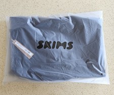 SKIMS Cotton Fleece Classic Straight Leg Pants Black Onyx Large NWT 88