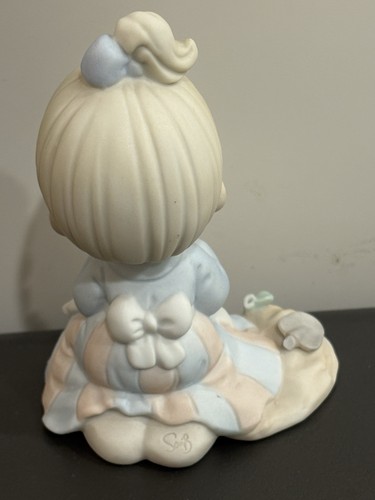 Precious Moments Sowing The Seeds Of Love 1992 #PM922 Butcher Retired Enesco - Picture 4 of 8