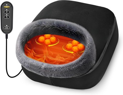 Masajeador de pies con calor para fascitis plantar, amasamiento alivio del dolor