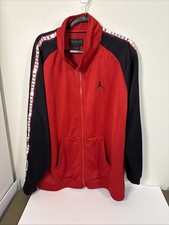 Air Jordan Men's Full Zip Track Jacket Jumpman Logo Size XXL 27 x 31 BJ01