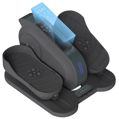 SPORTNOW Unter Schreibtisch Crosstrainer Pedaltrainer mit 10 Geschwindigkeiten, schwarz