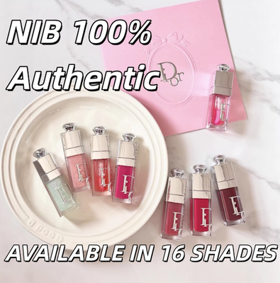 NIB 100% Authentic DIOR Lip Glow Oil Hydrating High-Shine Gloss,16
