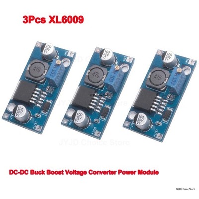 3pc XL6009 Boost Buck Module DC-DC adjustable Voltage Converter Power Supply