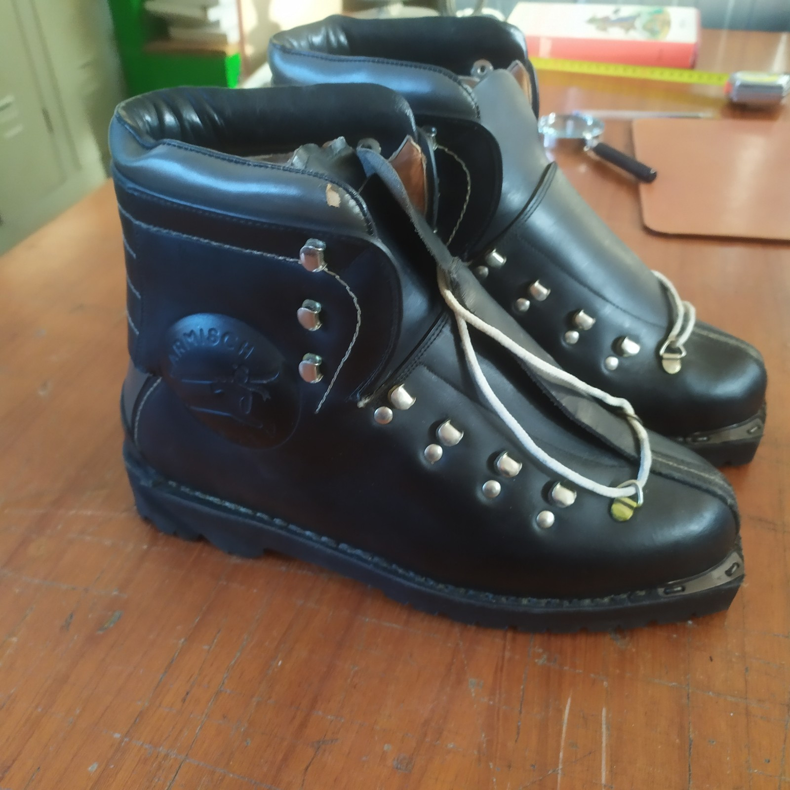 KEEN Scarponi da Neve x pista Sci Fondo Vintage Garmisch Suola VIBRAM Rocciablock 40