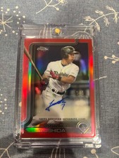 Masataka Yoshida Topps 2025 Autograph NPB Chrome On-Card 5 of 5 Last Serial