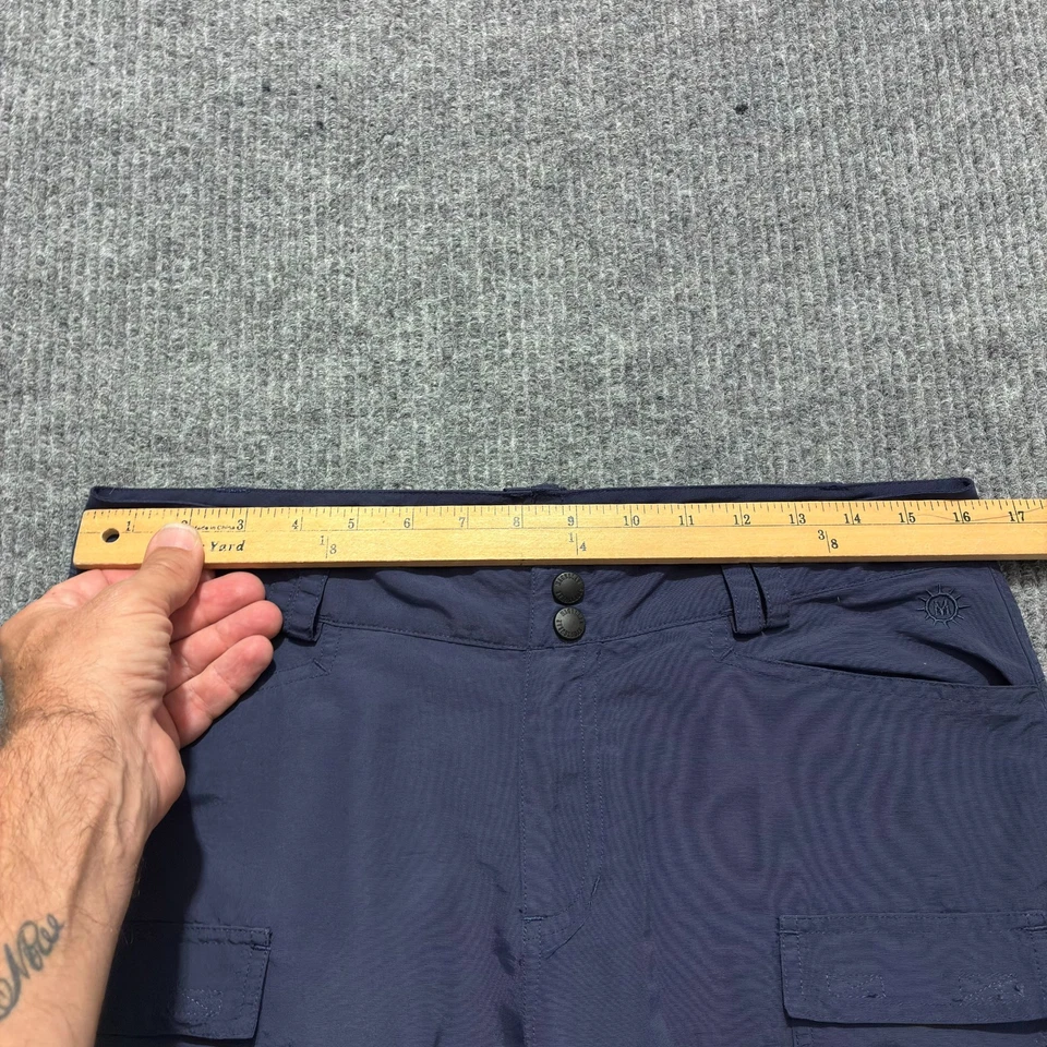 Magellan Womens Cargo Pants Size 8 Purple Zip-Off Convertible Hiking Outdoor - Image 2 of 4