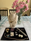Marked Gold Tone Jewelry 16 Pieces All Wearable Vintage