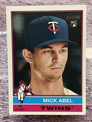 Mick Abel 2025 Topps Heritage High Number #622 Minnesota Twins RC