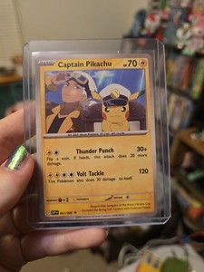 Captain Pikachu Card | eBay