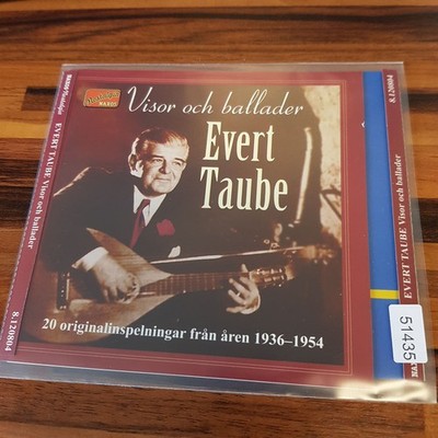 EVERT TAUBE visor och ballader VG+/EX (CD Album, Pop, Naxos)