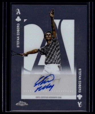 2025 Topps Chrome #AA-SE Stefan Edberg Aces Autographs
