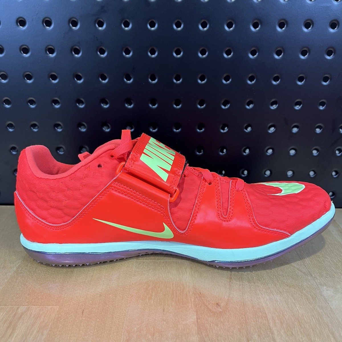Nike High Jump‎ Elite Bright Crimson Track & Field Men\'s Size 9 FZ9636-600 New Nike High Jump Elite Field Track Spikes Bright Crimson  main image 2