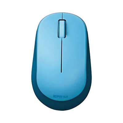 ELECOM Maus Funkempfänger inklusive M Größe 3 Tasten BlueLED EPRIM Blau