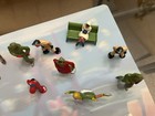 Vintage Barclay Lead Winter Scene 28 Figures - Sled, Skaters, Skier Toy Figures — photo 7