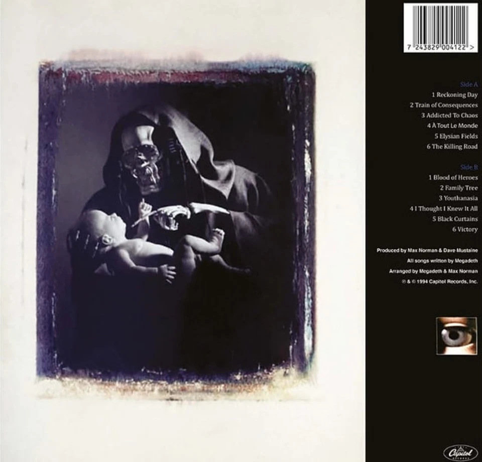 MEGADETH - Youthanasia Rare Colour 2022 Vinyl Import New & Sealed - Image 2 of 2