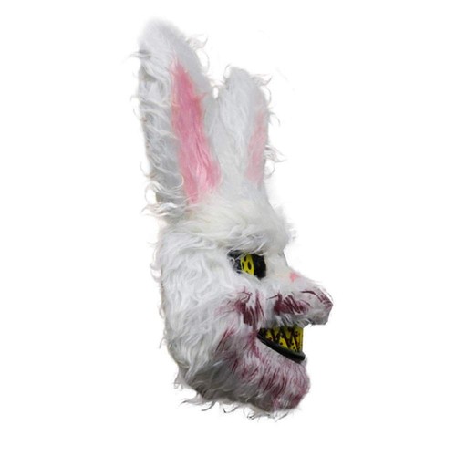 Animal Mask Rabbit Bloodstained Mask Headgear Realistic Mask Animal... Brand New - Picture 5 of 7
