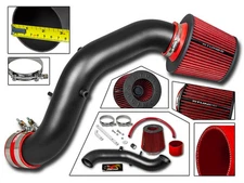 Short Ram Air Intake Kit  MATT BLACK + RED Filter for 02-06 RSX Type-S ONLY 2.0L