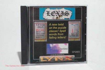 Lexis - Atari Lynx, Songbird Productions 1994 COMPLETE