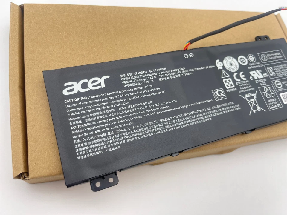 Batería Original AP18E7M para Acer Predator Helios 300 PH315-52 PH315-53 PH317-53 Foto 2 de 4