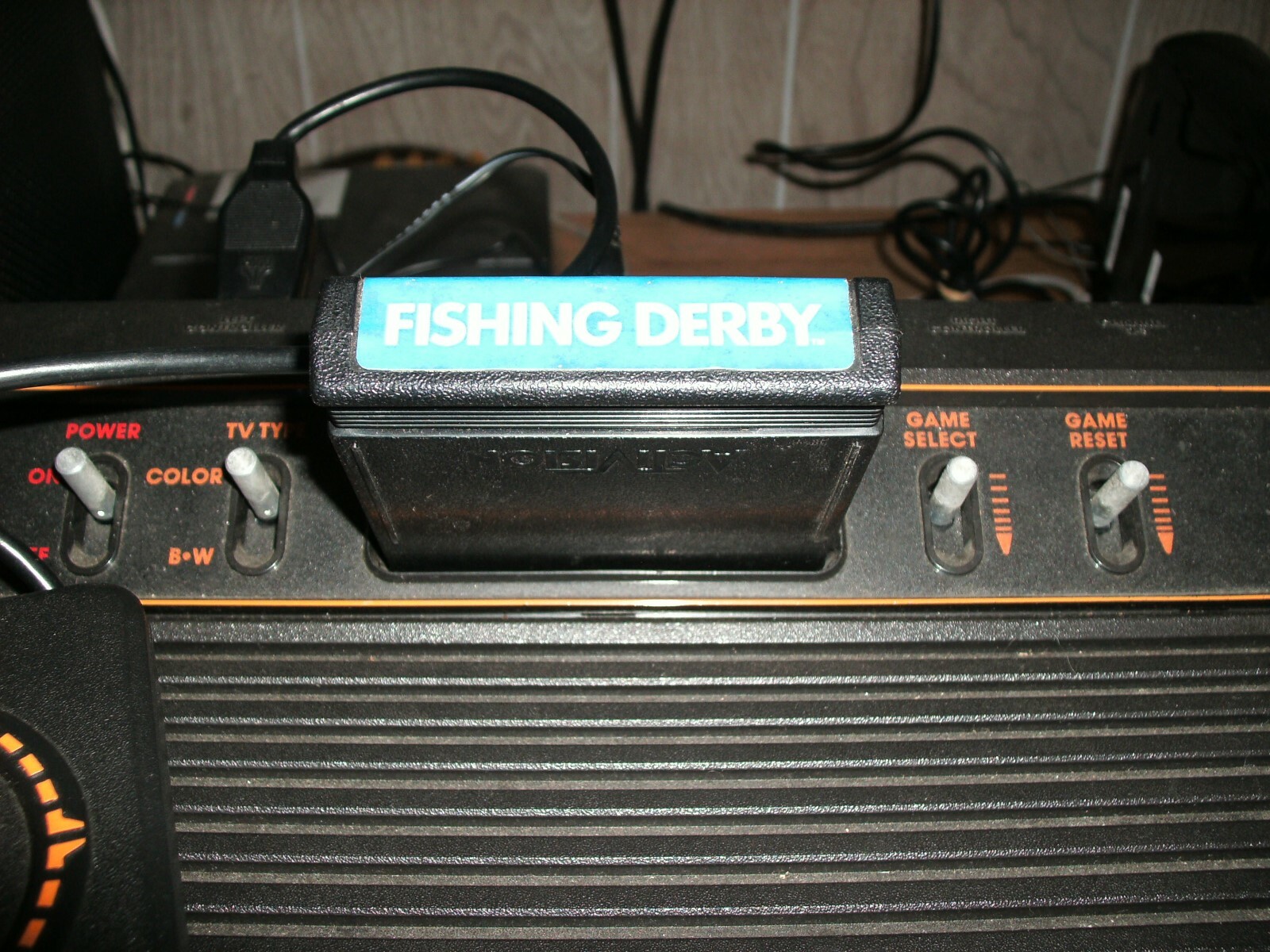 ATARI 2600 FISHING DERBY GAME!! OLD SCHOOL!! IT DOES WORK!! GAME ONLY!!