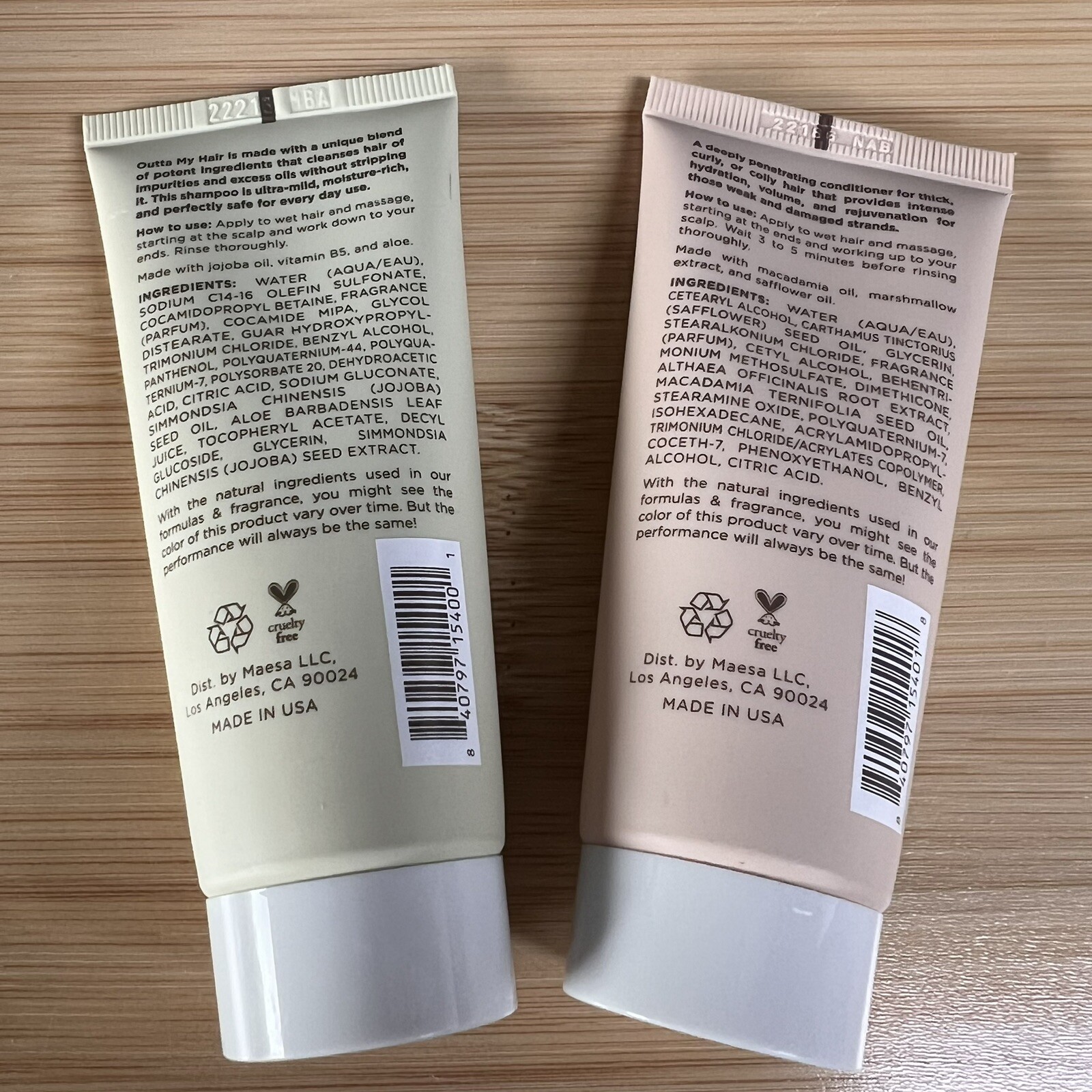 Hairitage Gentle Daily Moisturizing Shampoo & Deep Moisture Restore Conditioner