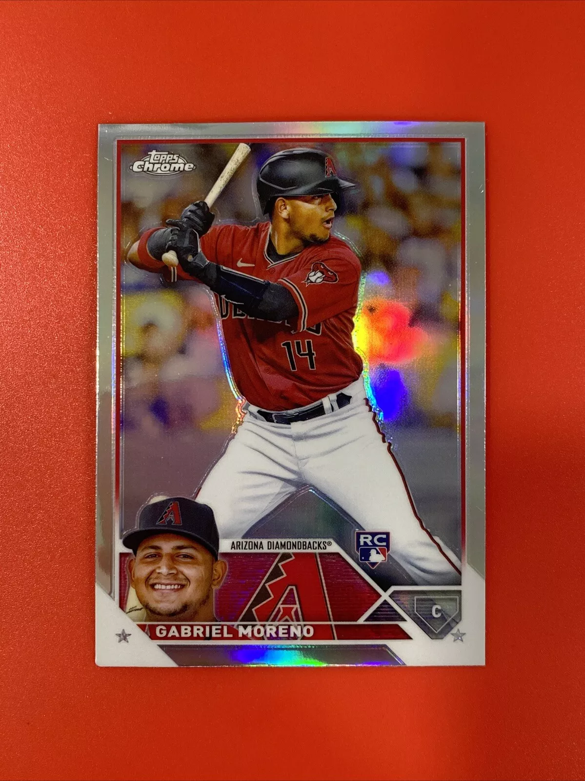 Gabriel Moreno 2023 Topps Chrome Refractor #189 RC Arizona Diamondbacks Rookie