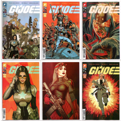 GI Joe #1 MAIN Cover A D E F Sozomaika G Frison & I 1:25 INCENTIVE Set LOT 2024