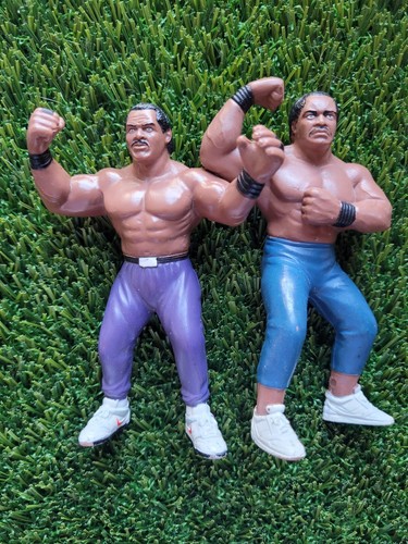 1990 Ron Simmons And Butch Reed WCW Galoob Wrestli...